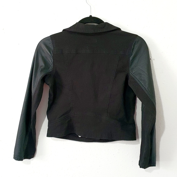 Code Bleu Black Moto Jacket - Picture 3 of 5
